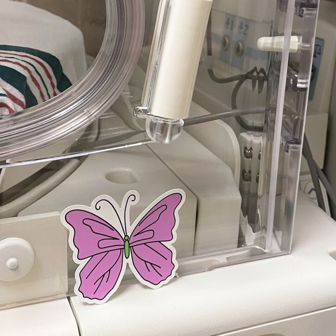 Purple Butterfly Decals & Condolence Cards (Loss of a Multiple)