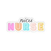 Load image into Gallery viewer, Multi-Colored NICU Nurse Sticker
