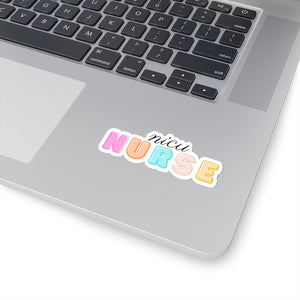 Multi-Colored NICU Nurse Sticker