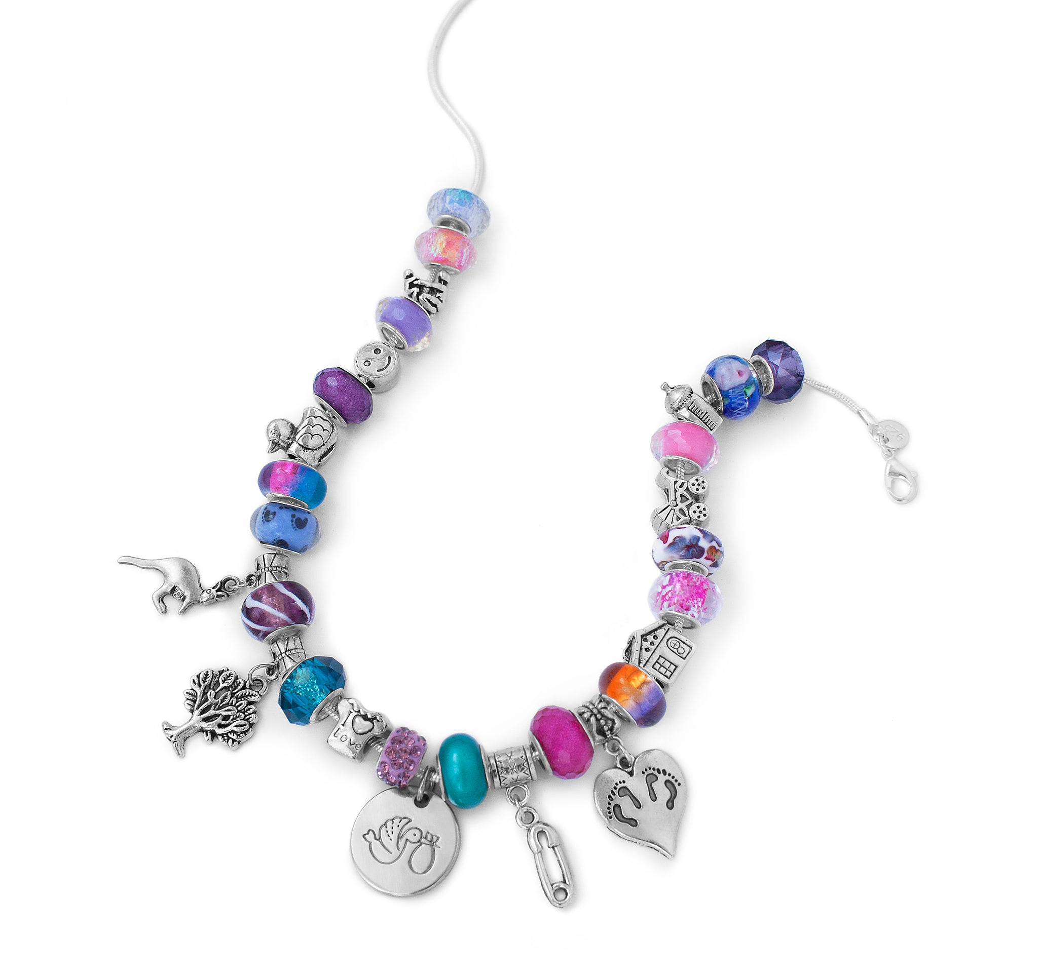Shop Pandora String of Beads Slider Bracelet 597749 For Pandora Sterling  Silver Bracelet & Bangle