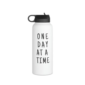 One Day at a Time Water Bottle